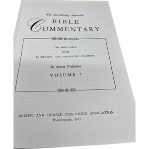bible commentary volume 7 hardcover book the holy bible exegetical 1980 READ